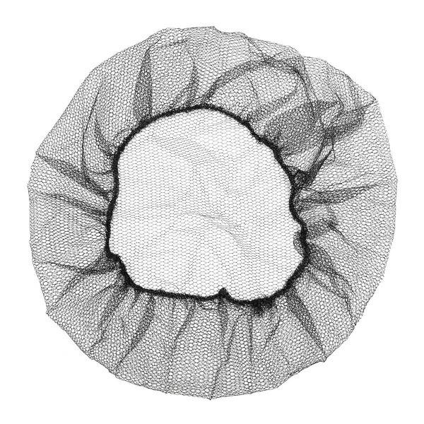 Aviora Black Disposable Hair Nets (50 Pack)