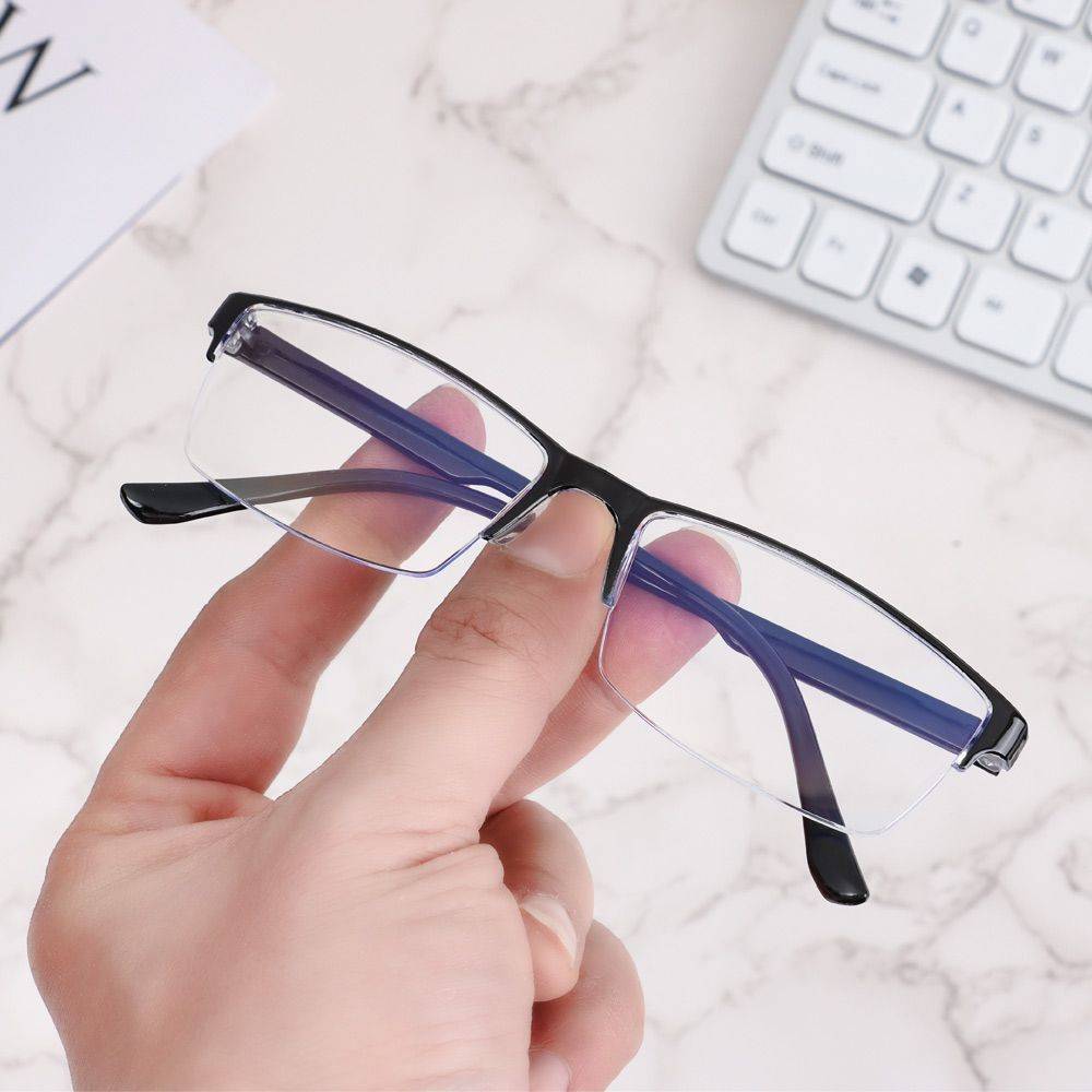 Computer Glasses Unisex Black Frame 140 mm Polycarbonate Lens with Blue‑Light Protection #3