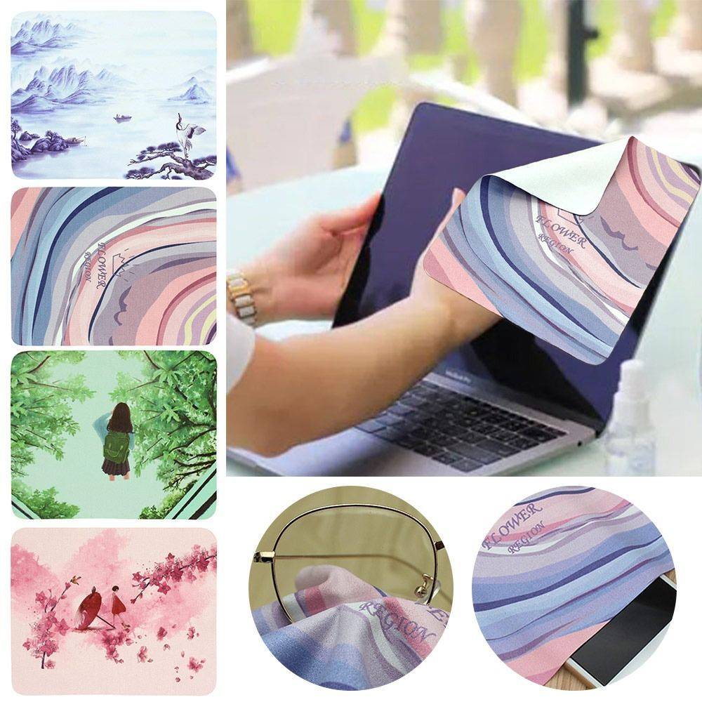 Eyeglass Cleaning Cloth - Suede from Thin Deer Leather, 14 x 17 cm (5.51 x 6.69 in), 1 Pack #4