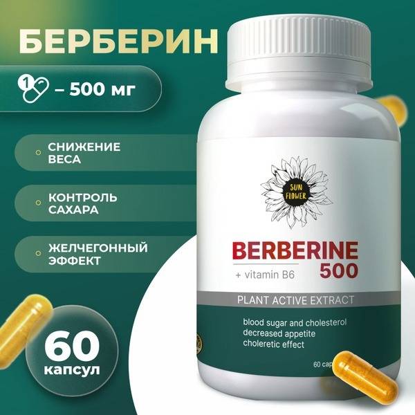 Berberine 500mg for Weight Loss & Appetite Control (60 Capsules)