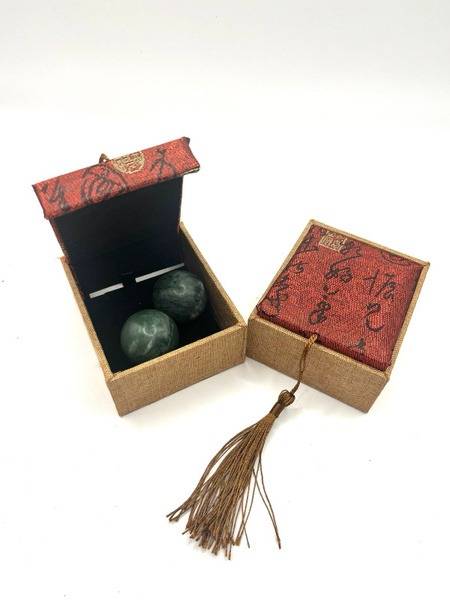 Bailing Balls: Jade Stress Balls for Hand & Finger Massage
