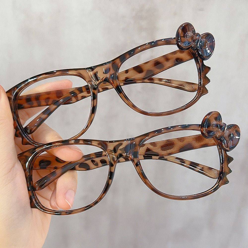 Eyeglass Frames with Leopard Print and Bow, 1 Piece #8