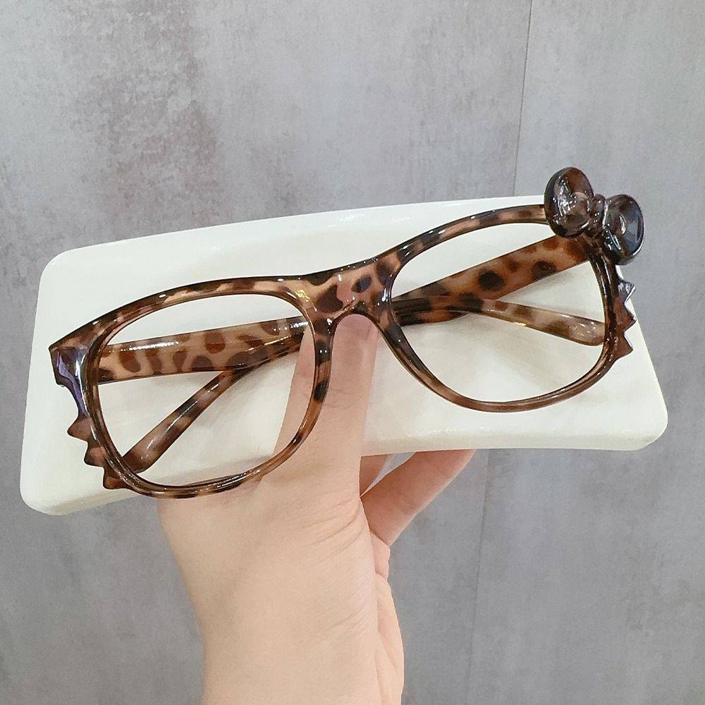 Eyeglass Frames with Leopard Print and Bow, 1 Piece #9