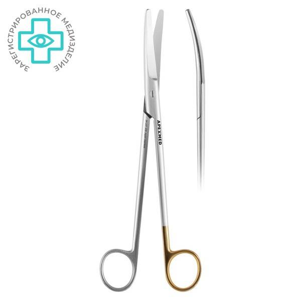 Apexmed Mayo Super Cut Surgical Scissors (230mm, Curved, Sharp)