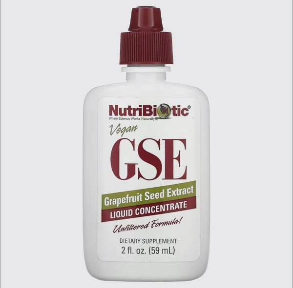 NutriBiotic Vegan Grapefruit Seed Extract (GSE) Liquid Concentrate, 59ml