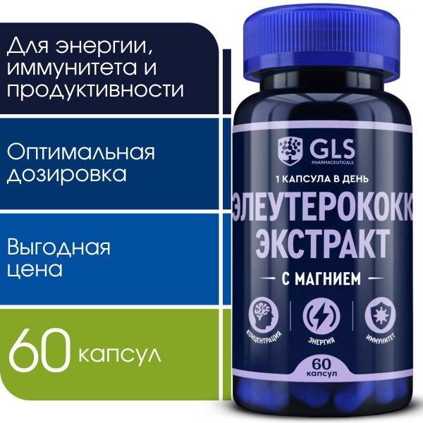 Eleuthero & Magnesium Brain Boost: Energy, Focus & Productivity Supplement (60 Capsules)