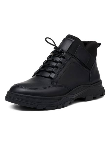 Pierre Cardin Women's Demi-Season Leather Boots, Black, Size 38