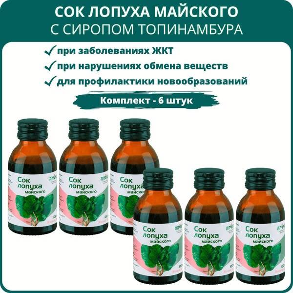 May Burdock Root Juice (6 x 100ml)