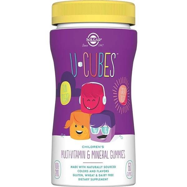 Yu-Cubes Multivitamin & Mineral Gummies - 60 Count