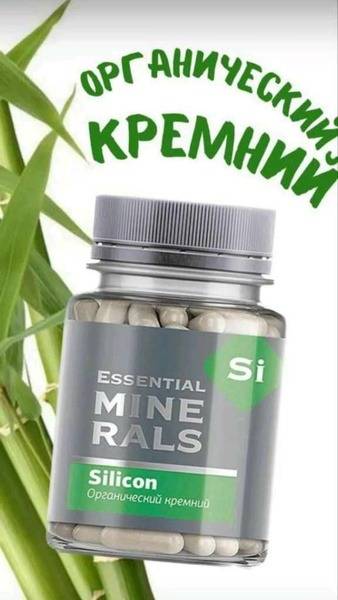 Organic Silicon & Essential Minerals Supplement - 60 Capsules