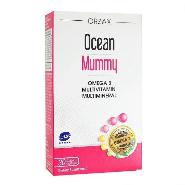 ORZAX Ocean Mummy Prenatal Vitamins, 30 Softgels Capsules 30 Count