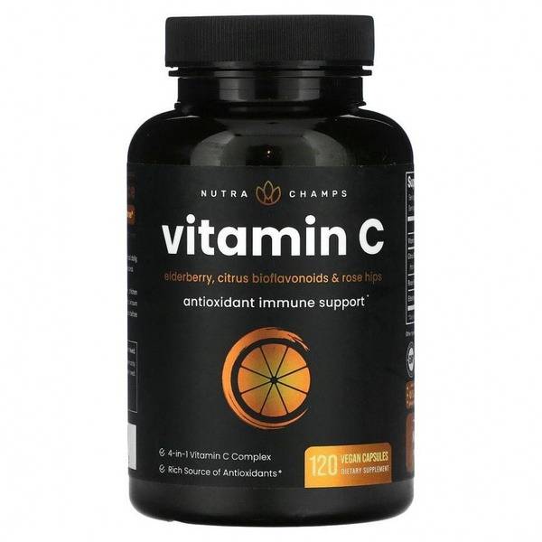 Nutra Champs Vitamin C 1000mg - 120 Capsules
