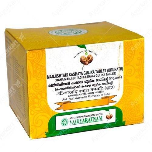 Bruhat Manjishthadi Kashaya Gulika Tablets (100 Count)
