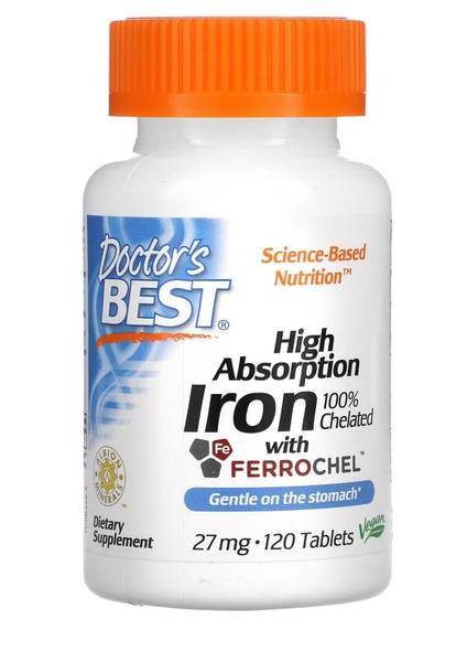Easily Absorbed Iron with Ferrochel 27mg
