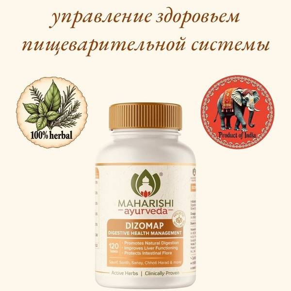 Maharishi Ayurveda DigestTone Tablets: Digestive Support with Fennel, Ginger, & More (120 Count)