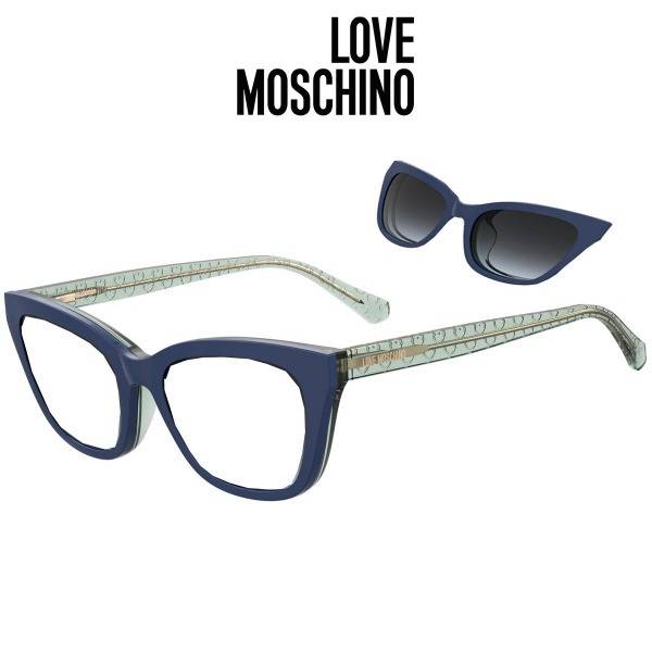 Love Moschino 071/CS PJP 90 Sunglasses with Clip-On