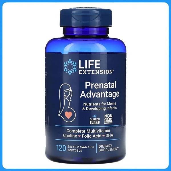Prenatal Vitamins 120 Capsules: Life Extension Advantage
