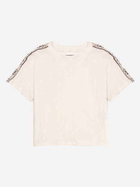 GUESS Girls' SS T-Shirt Ocean Salt