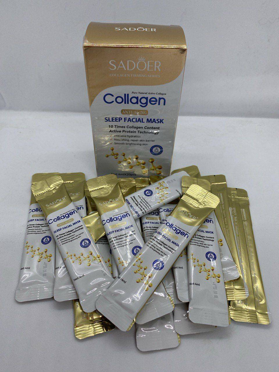 SADOER Night Non-Rinse Collagen Mask 20 Sachets 4 mL #7