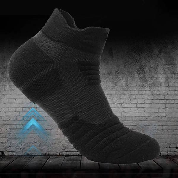 Basketball Compression Socks Black, 1 Pair