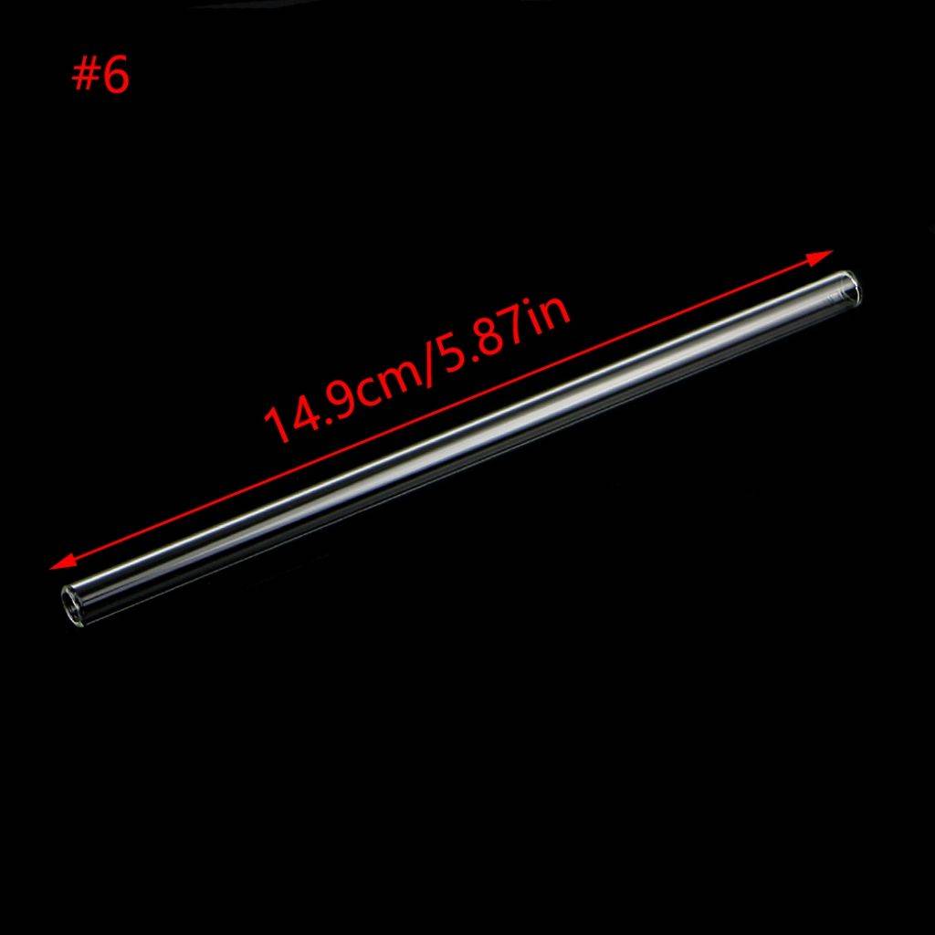 ESTONE 8‑Inch Glass Drinking Straw #12