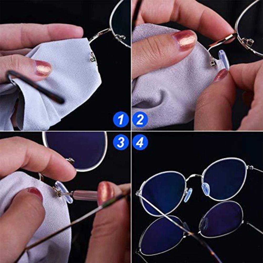 Eyeglass Nose Pads, 10 Pieces per Set #6