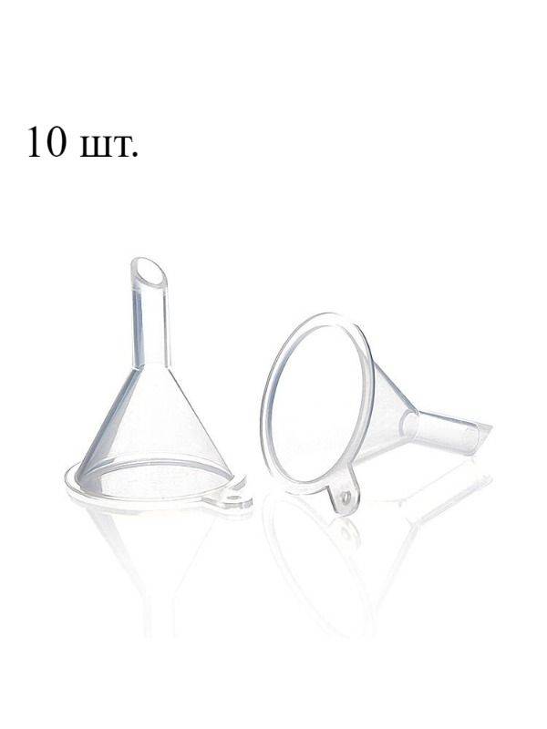 Transparent Bottle Funnel 10-Pack Lotion 10 Count