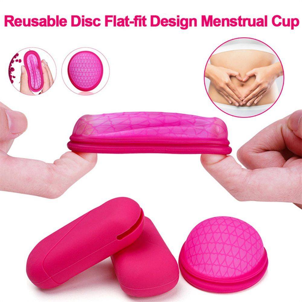 Menstrual Cup Silicone Red/Violet Size S/L #2