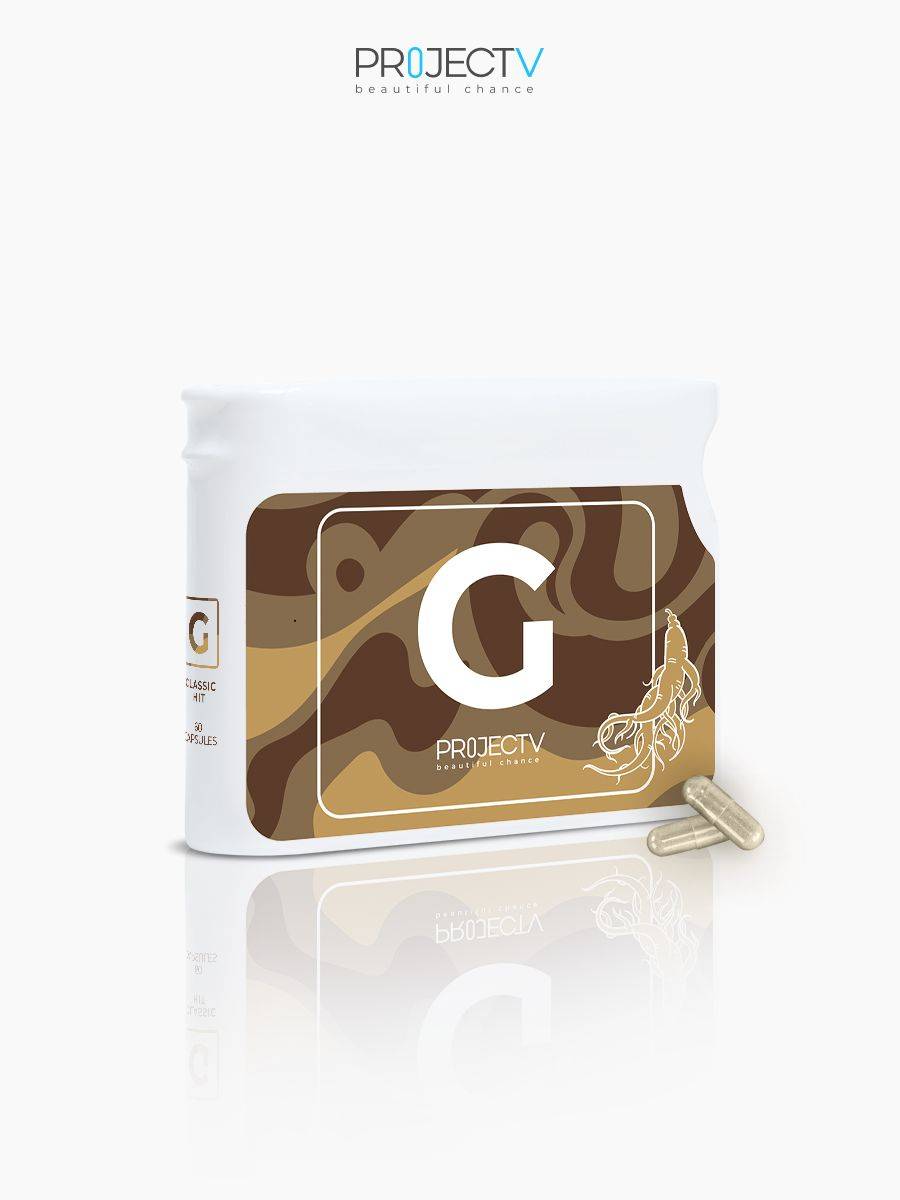Project V G Ginseng Capsules 60 Count Dietary Supplement for Immune Support #9