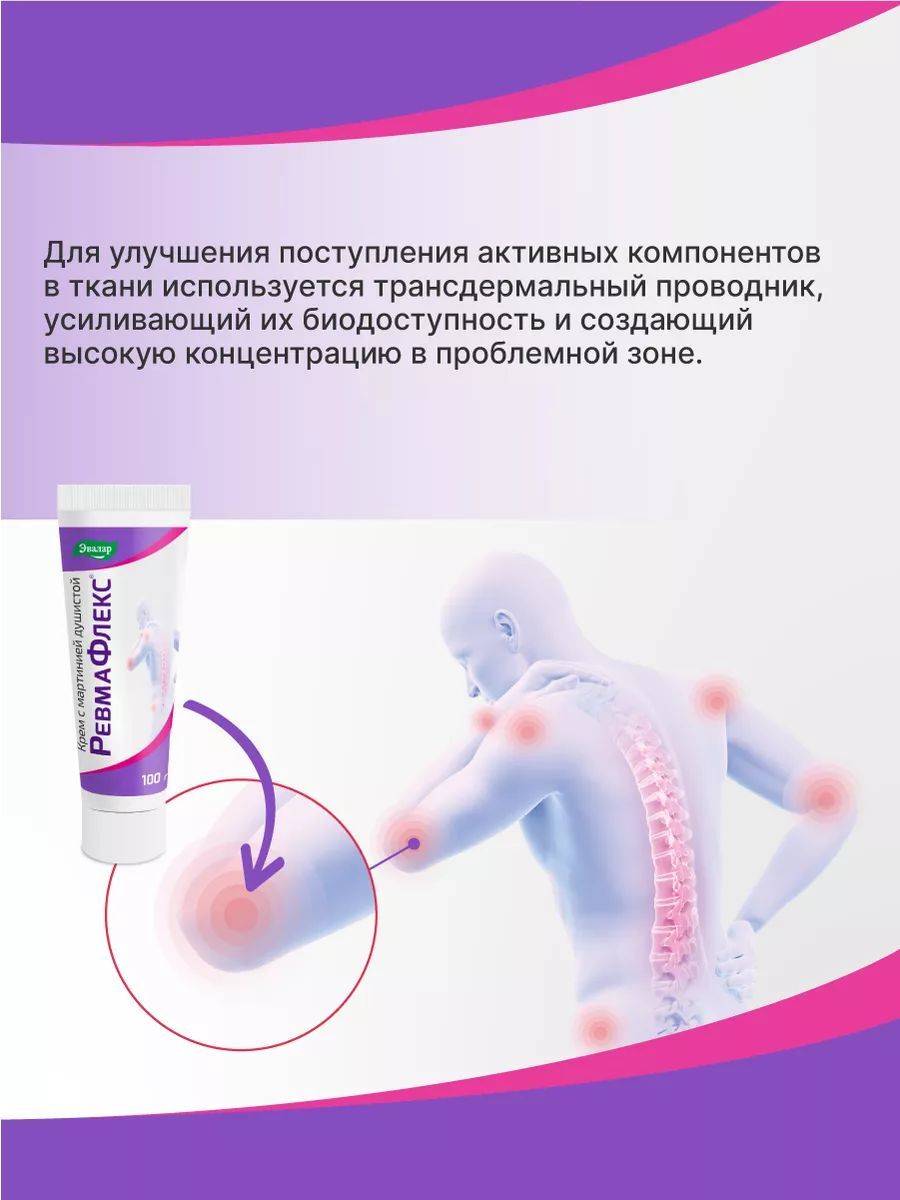 Evalar Revmaflex Cream 100 g Joint and Back Support #4