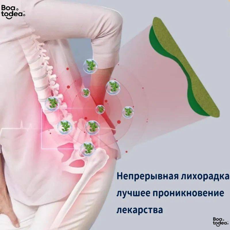 Sunny Felsi Self-Heating Artemisia Herbal Patches, 10 Pcs for Lower Back Pain Relief #4