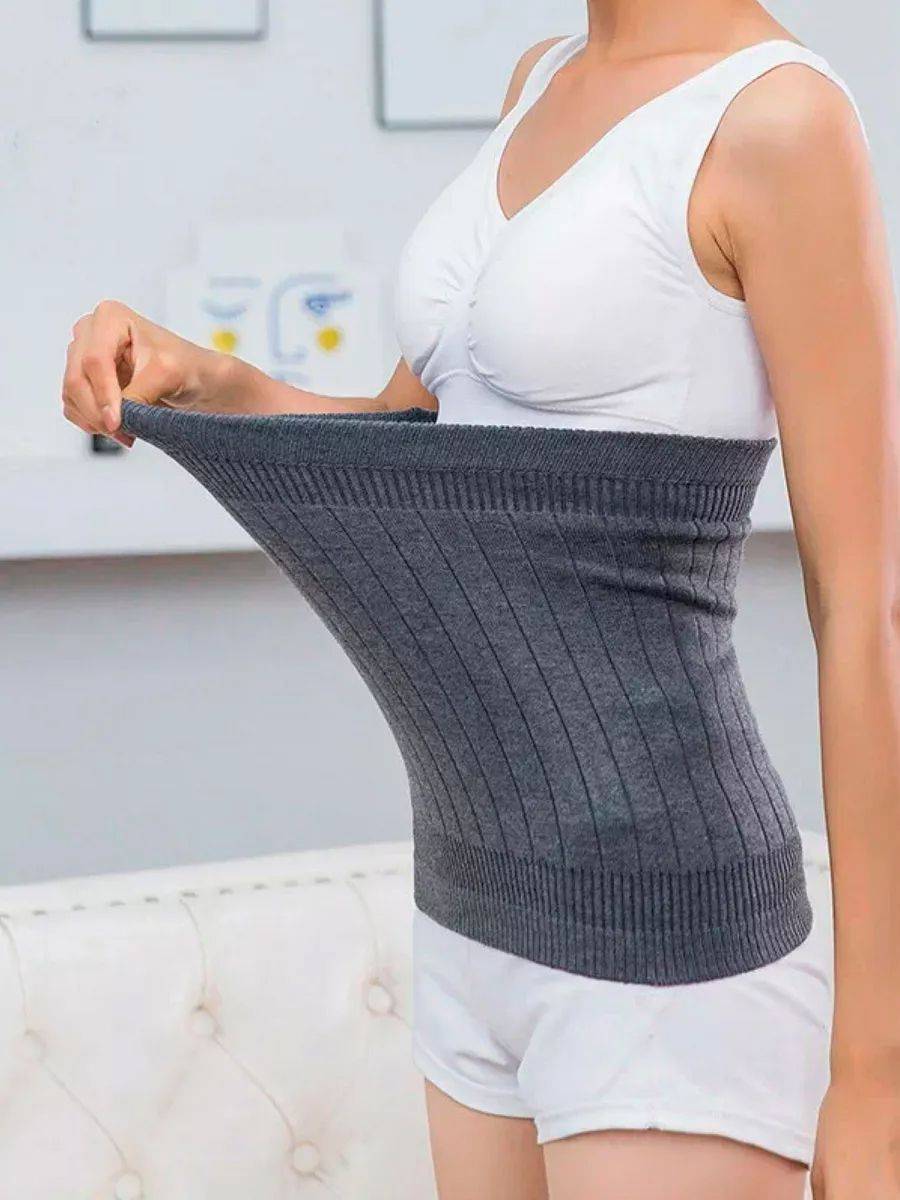 SEVILIA Unisex Heating Back Support Belt for Lower Back Pain Relief - Wool & Polyester, Size M #5