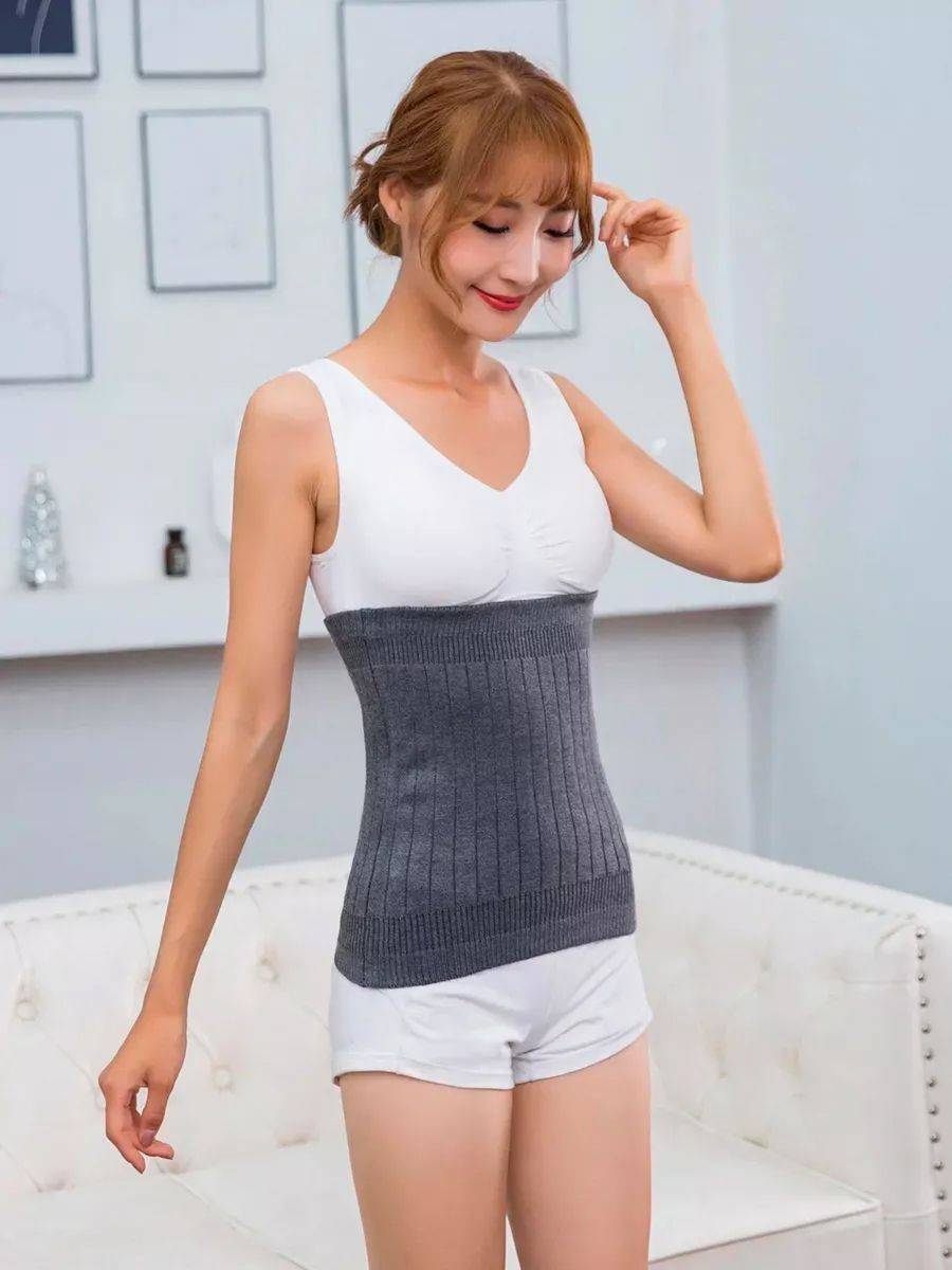 SEVILIA Unisex Heating Back Support Belt for Lower Back Pain Relief - Wool & Polyester, Size M #2