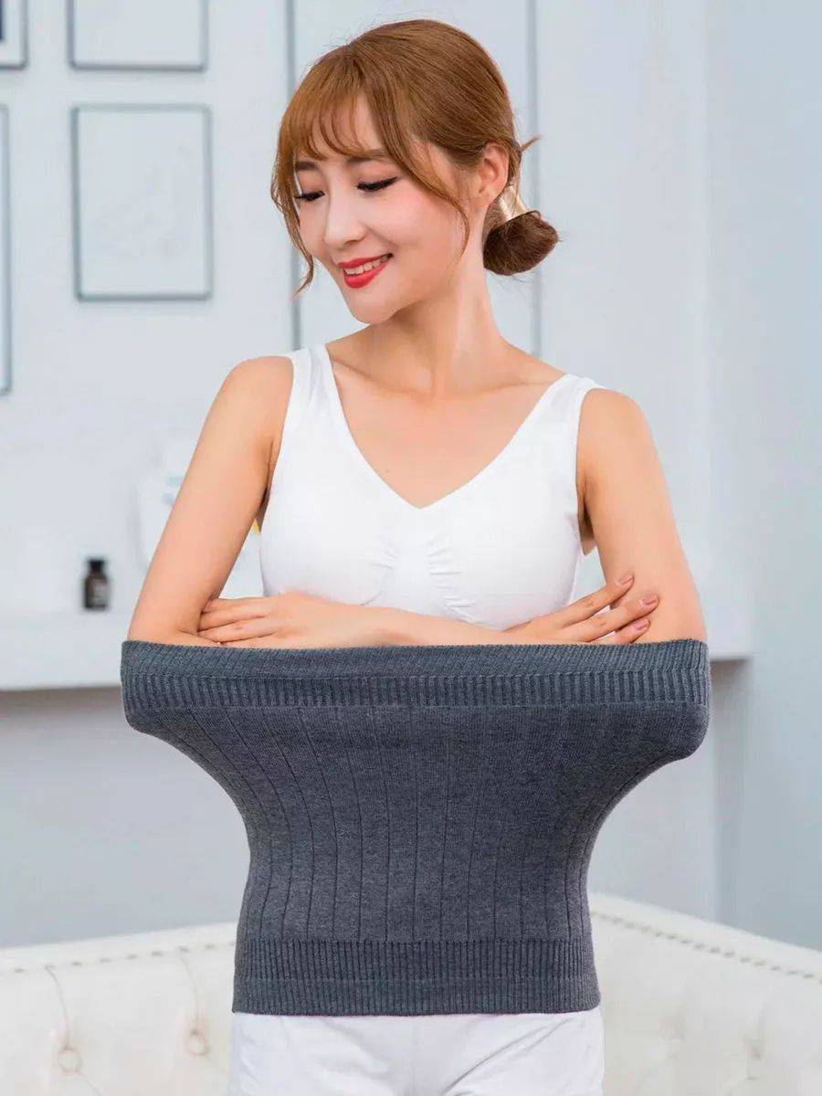 SEVILIA Unisex Heating Back Support Belt for Lower Back Pain Relief - Wool & Polyester, Size M #4