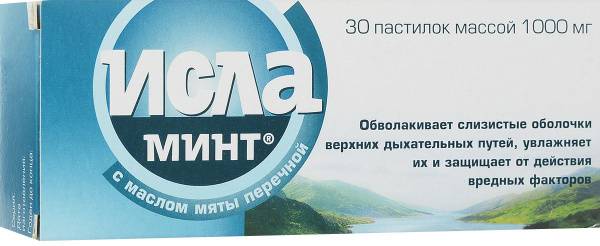 Isla Mint Lozenges Pack of 30 Oil 1000 mg