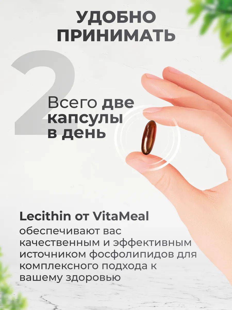 VitaMeal Sunflower Lecithin 2000 mg Capsules, 120 Capsules #5