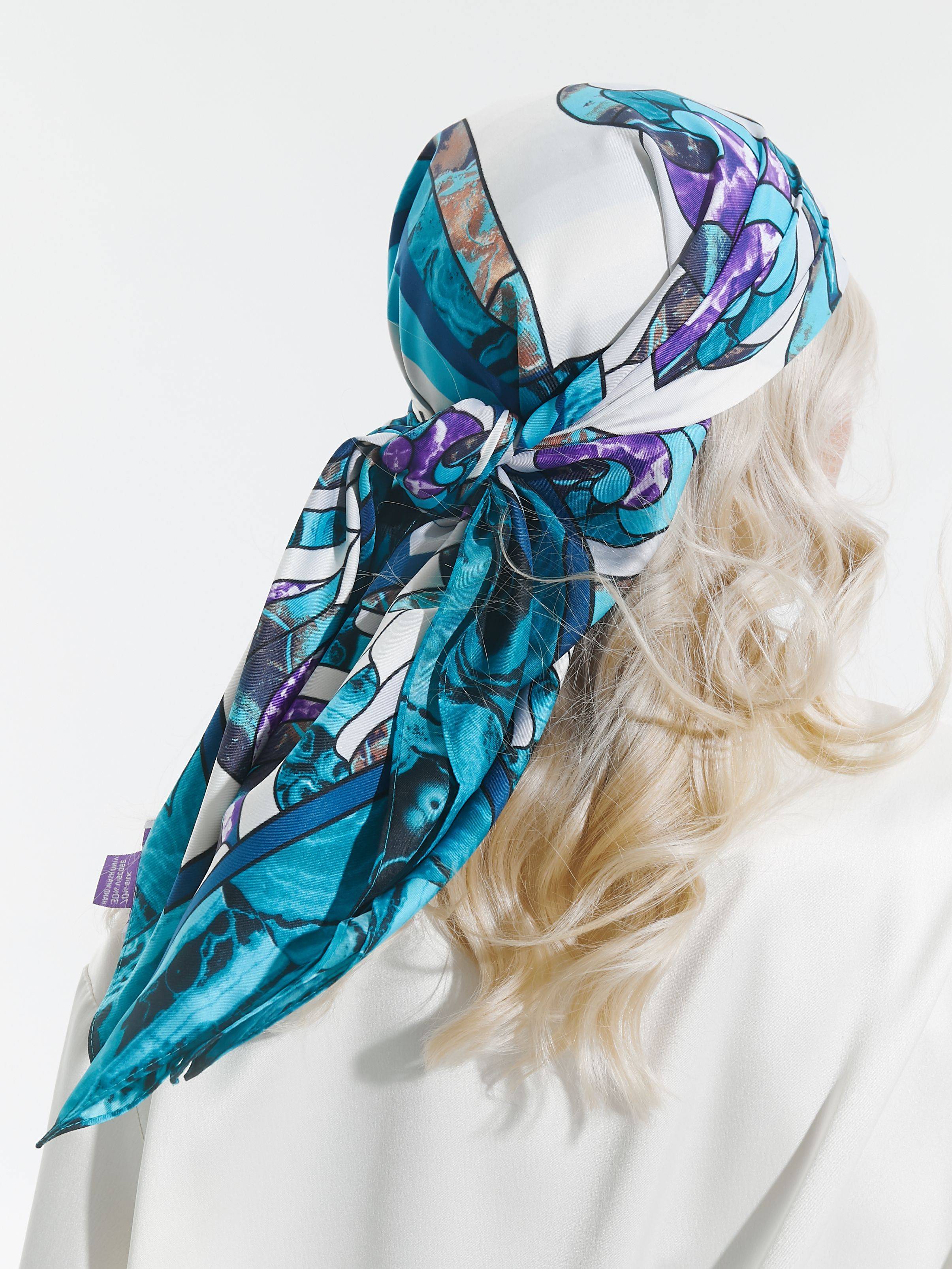 Scarf Russian in Fashion - Stone Flower #6