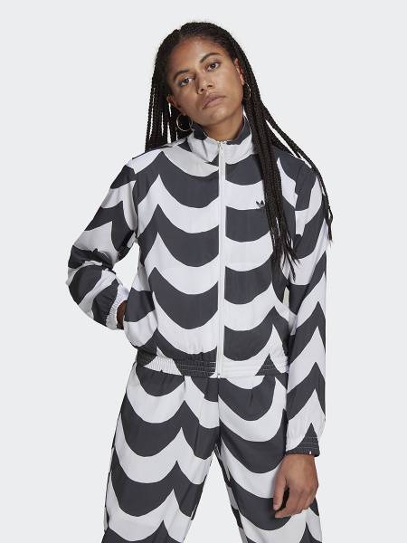 adidas Originals Track Top Black/White Women's Jacket 40