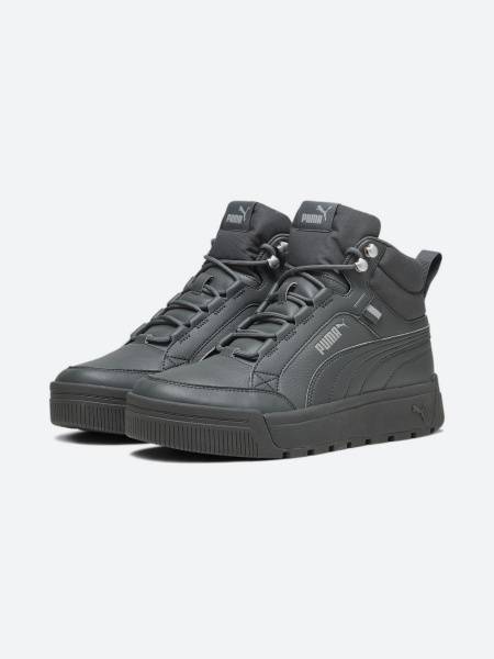 PUMA Tarrenz SB III Mid-Height Boots - Synthetic Upper, Lace Closure, Shadow Gray/Cool Mid Gray, Winter