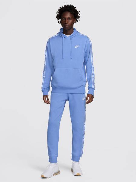 Nike Men's M Nk Club Flc Gx Hd Trk Suit Tracksuit, Size 48, Cotton Blend, Polar/White