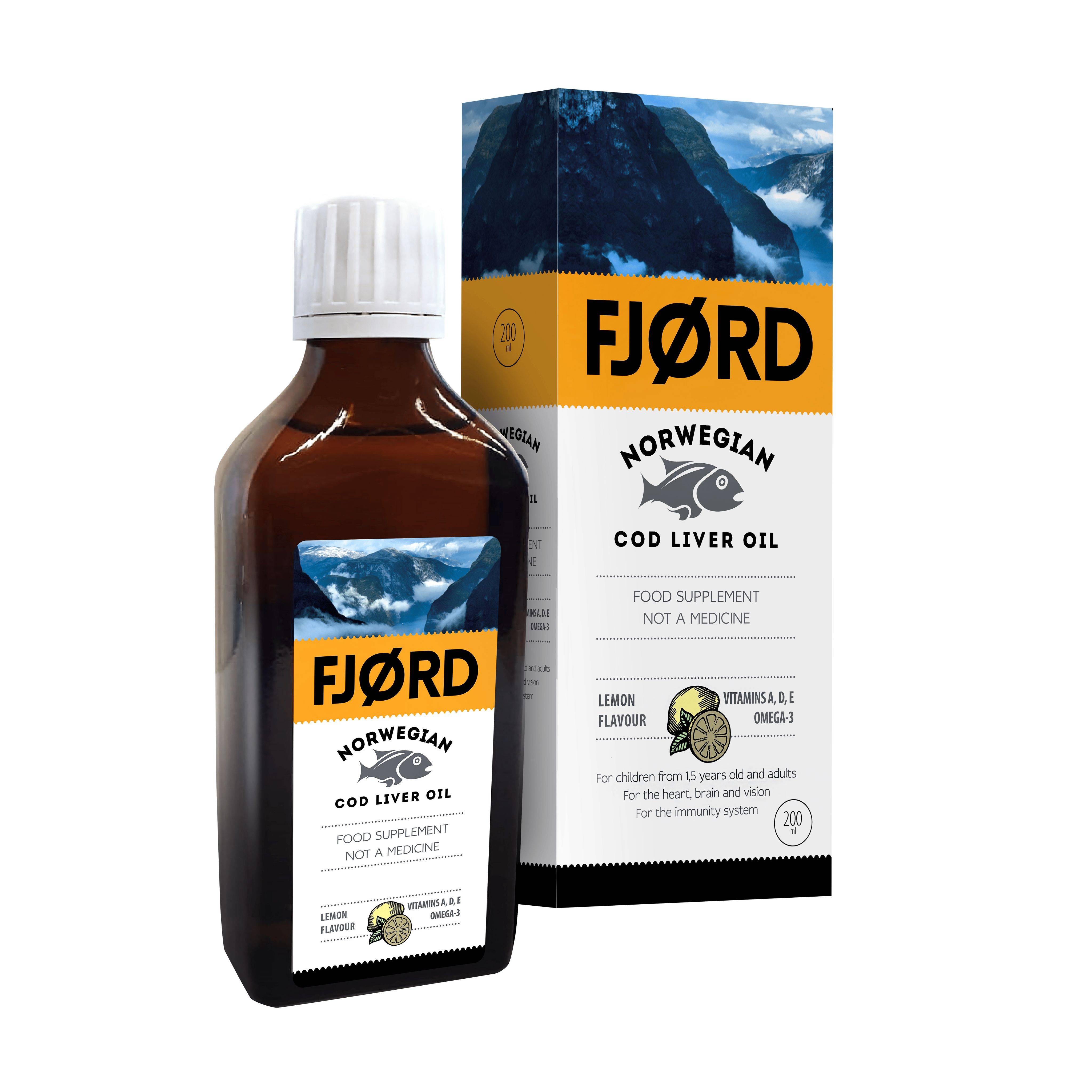 FJORD Norwegian Fish Liver Oil with Lemon Flavor 200 ml #5