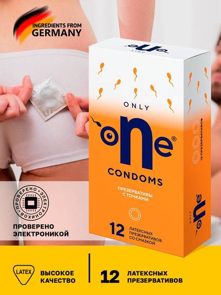 Textured Condoms, 12 pcs, Only oNe