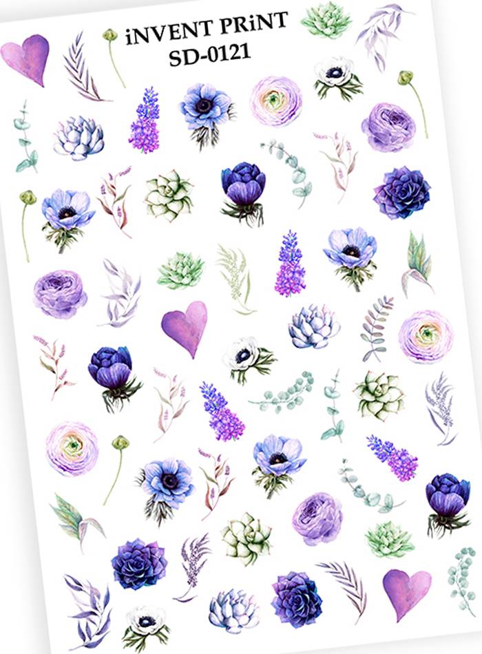 iNVENT PRiNT Water Nail Stickers 1 Pack