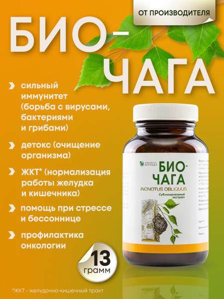 Baykalskaya Legenda Birch Chaga Sublimated 13 g