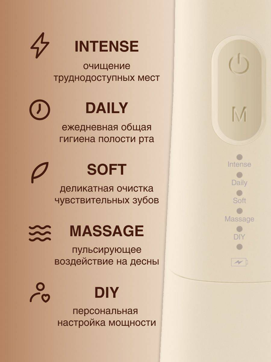 CS Medica AquaPulsar CS-9 Comfort ZeroCreme Portable Oral Irrigator (Cream) #3