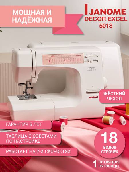 Janome Decor Excel 5018 Electric Sewing Machine