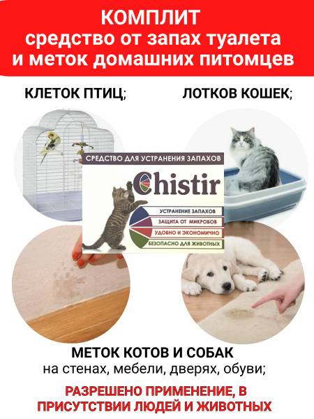 Anavidin Chistir Hypoallergenic Pet Odor Eliminator and Disinfectant, 10 Ampoules x 1 ml