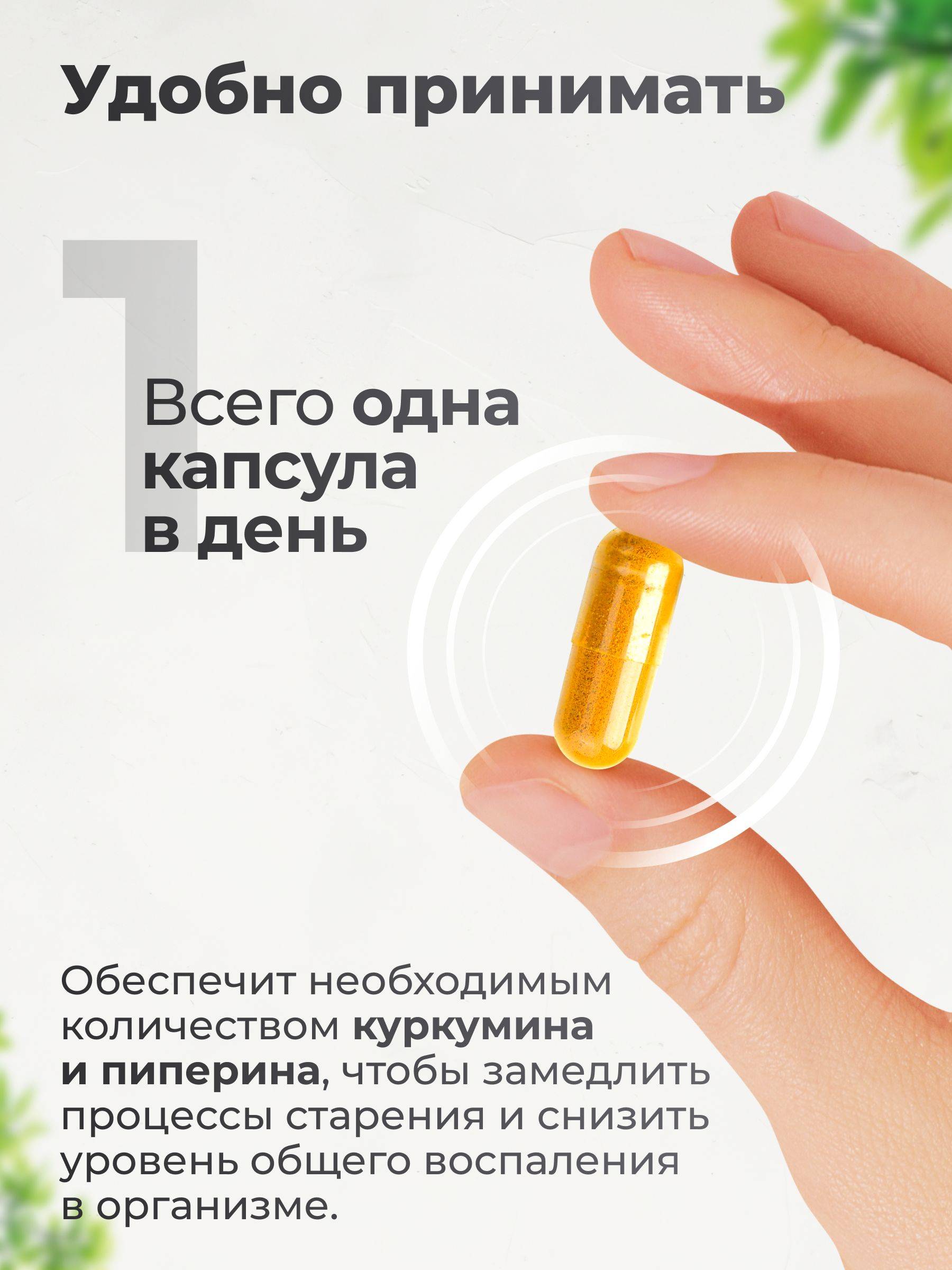 VitaMeal Curcumin with Piperine Capsules 120 pcs #4