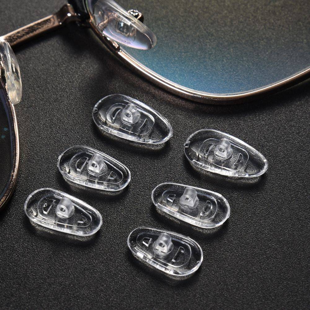 Transparent Silicone Eyeglass Nose Pads 14 mm x 7 mm, 13 mm x 8 mm, 15 mm x 9 mm #3