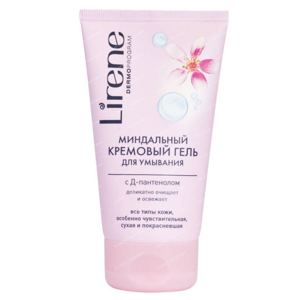 Lirene Almond cream cleanser with D-panthenol, 150 ml